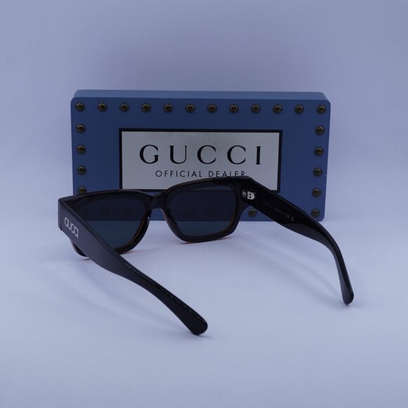 Gucci GG1794S 003 Square Sunglasses - Transparent Orange/Black/Blue main image 6
